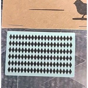 NEW JRV 15mil Reusable Diamond Pattern Stencil 11x17 Jami Ray Vintage Harlequin